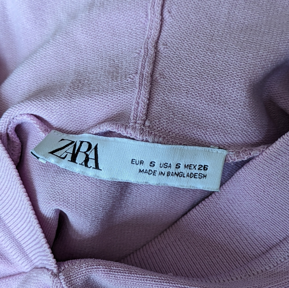 Zara Lavender Summer Hoodie / Size Small - Picture 4 of 6